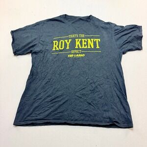 Ted Lasso T-Shirt Men Large Navy Excellent Roy Kent Effect Graphic Tee